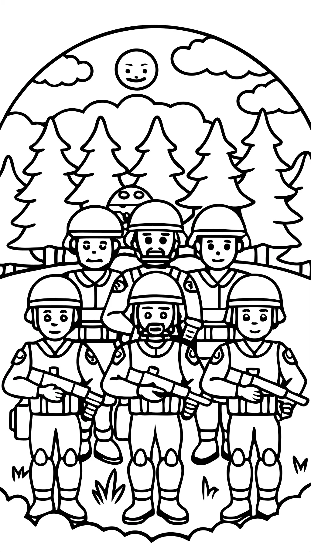 army men coloring pages